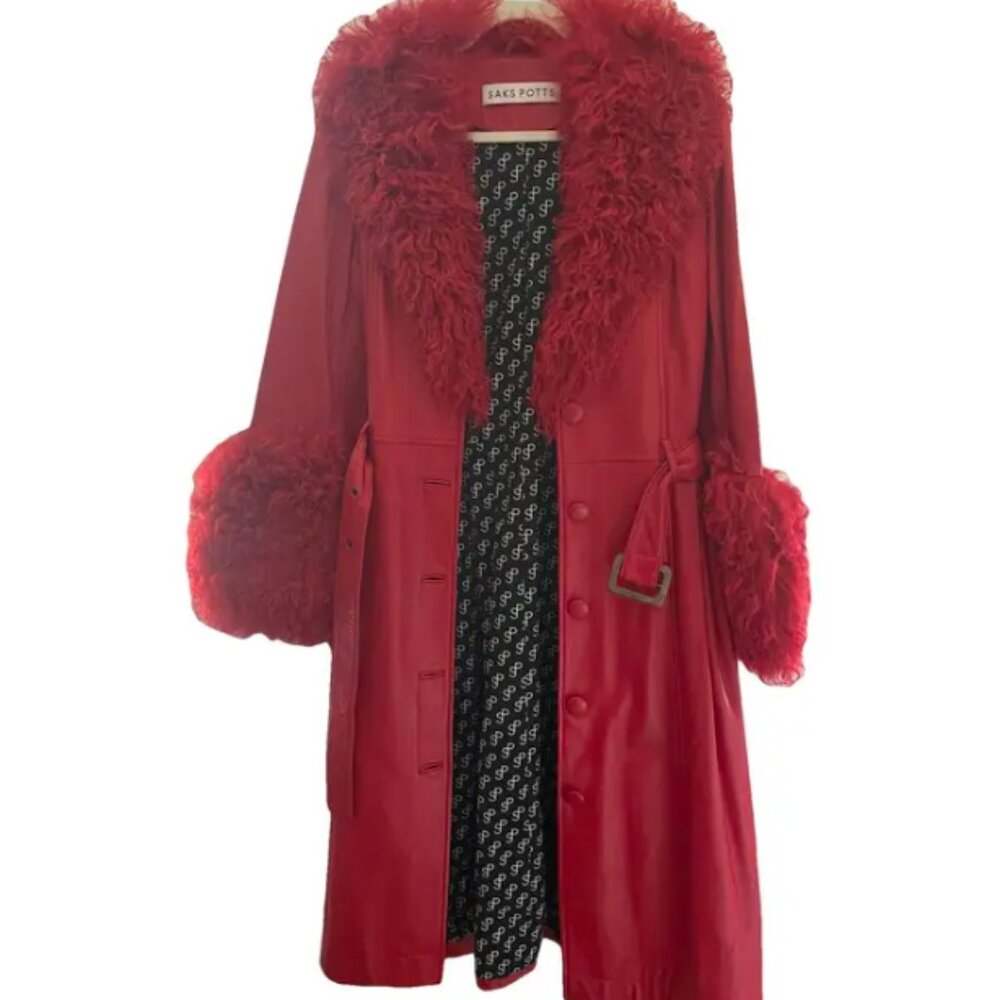 Saks Potts Red Coat